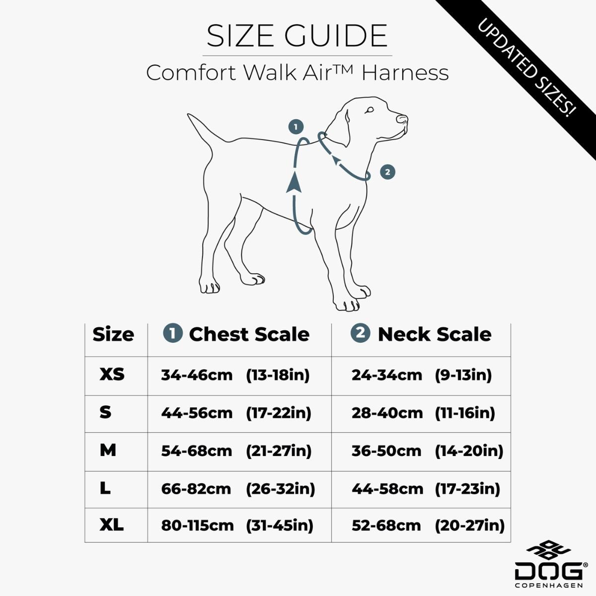détail taille Harnais Comfort Walk Air Harness détail taille Harnais Comfort Walk Air Harness